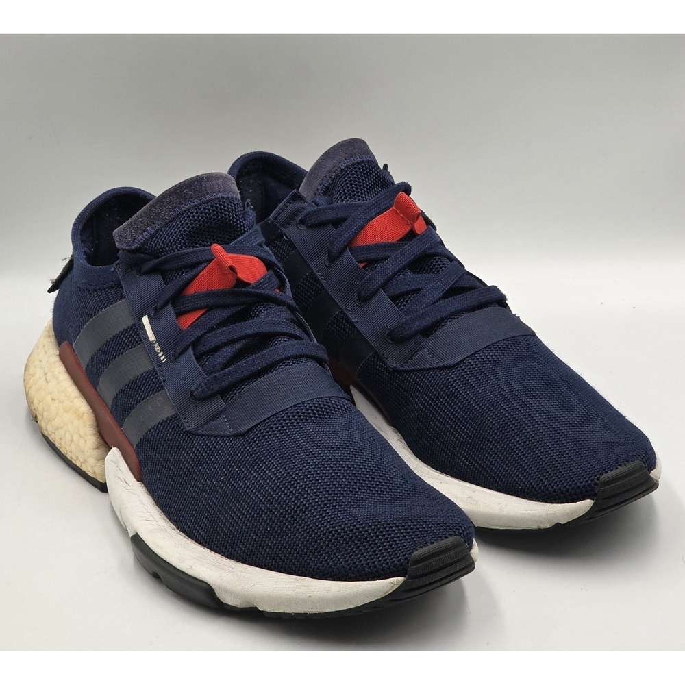 Adidas Mens POD S3.1 G26512 Blue Running Shoes Lace Up Low Top Size 10.5